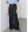 【Bab】【サイズ展開あり】ボリュームワイドタックパンツ