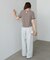 【Bab】デニムライクワイドパンツ