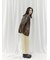 【ウォッシャブル加工】FAUX LEATHER SKIRT（ﾌｪｲｸﾚｻﾞｰｽｶｰﾄ）