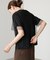 【Bab】ドットチュールレイヤードロゴカットソー