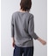 箔ロゴプリント五分袖Tシャツ
