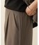 シルクライクサイドタックパンツ