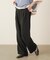 シルクライクサイドタックパンツ