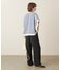 シルクライクサイドタックパンツ