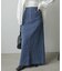 【Bab】【サイズ展開あり】ドットダメージデニムスカート