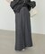 【Bab】【サイズ展開あり】ドットダメージデニムスカート
