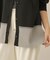 配色総針コクーンニットカーディガン
