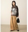 ＭＯＲＯＣＣＯタイルＴＥＸＴＩＬＥプルオーバー