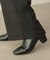 スエードリブワイドパンツ
