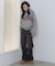 ストレートデニムパンツ