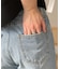 ストレートデニムパンツ