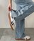 ストレートデニムパンツ