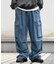デニムイージーカーゴパンツ