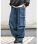 デニムイージーカーゴパンツ