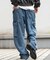 デニムイージーカーゴパンツ