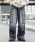 デニムイージーカーゴパンツ