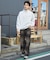 バギーデニムパンツ