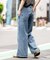 ローライズバギーフレアデニムパンツ