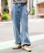 ローライズバギーフレアデニムパンツ
