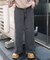 ローライズバギーフレアデニムパンツ