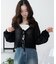 モヘアタッチ2WAYリボンカーデ