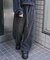 カーブデザインスウェットパンツ