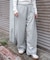 カーブデザインスウェットパンツ