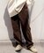 コーデュロイイージーストレートパンツ