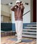 コーデュロイイージーストレートパンツ
