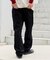 コーデュロイイージーストレートパンツ