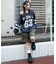 2WAYグラフィックワンショルBIGニット