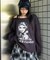 2WAYグラフィックワンショルBIGニット