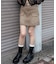 ヴィンテージウォッシュカーゴミニスカート