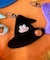 ミニトリックボウシモンスターぬいぐるみキーホルダー