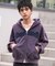 ショートグラフィックZIPパーカー