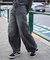 カバーフィットバルーンデニムパンツ