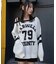 2WAYグラフィックワンショルニット