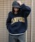 VネックグラフィックニットBIGプルオーバー