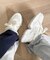 リボンデザイン厚底スニーカー