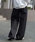 カバーフィットフラップデニムパンツ