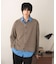 ネップクルーネックカーディガン