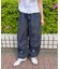 スターパッチタックワイドパンツ