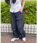 スターパッチタックワイドパンツ