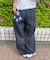スターパッチタックワイドパンツ