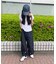 スターパッチタックワイドパンツ