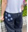 スターパッチタックワイドパンツ