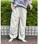 スターパッチタックワイドパンツ