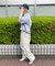 スターパッチタックワイドパンツ
