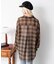 2WAYオフショルシアーチェックシャツ