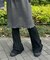 ギャザーフリルリブパンツ